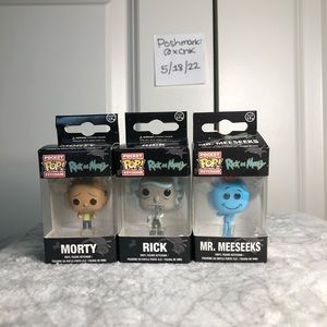 Rick and Morty Funko Keychain Bundle